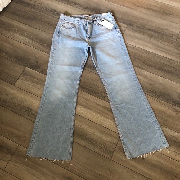 Zara Basic Denim - Wide Leg - NWT!! - Picture 2 of 6